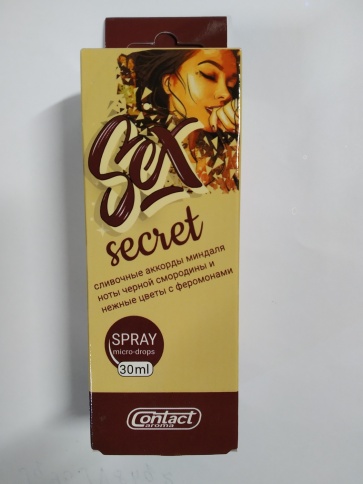 Ароматизатор CONTRA (Contex) спрей "Sex Secret" 30 мл фото 1
