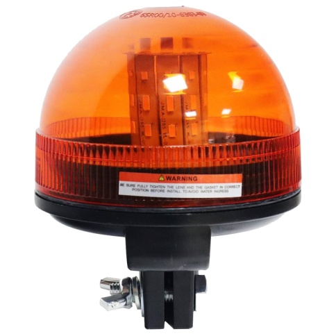 Маяк проблесковый 12-24V Lumen LHD Amber на кронштейне (режим вращение) MWL-LHD фото 1