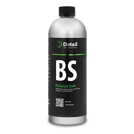 Шампунь нейтрал б/к BS "Balance Safe" Detail 1000 мл DT-0404 (для органических загрязнений) фото 1