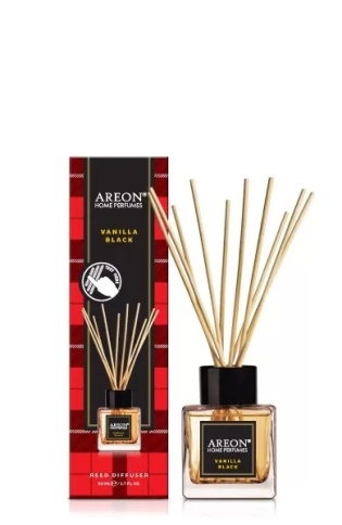Ароматизатор  AREON HOME PERFUME STICKS TARTAN 50 ML Vanilla Black (эксклюзив) фото 1