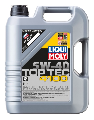 5W40 LIQUI MOLY HC Top Tek 4100 СИНТ. 7501 5Л масло моторное ЕС фото 1