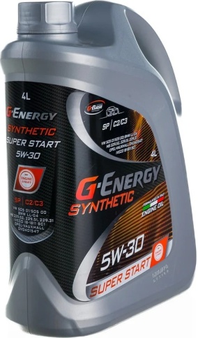 5w30  G-Energy  SynthSuperStart  масло  (4л /0,849кг)    253142400 фото 2