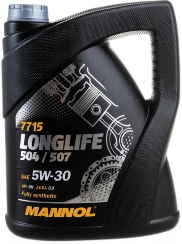 5W30 MANNOL LONGLIFE 504/507 C3  7715 5л  масло моторное фото 1