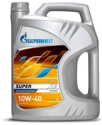10w40 Gazpromneft Super  API SG/CD 5 л  масло моторное    2531401380 фото 1