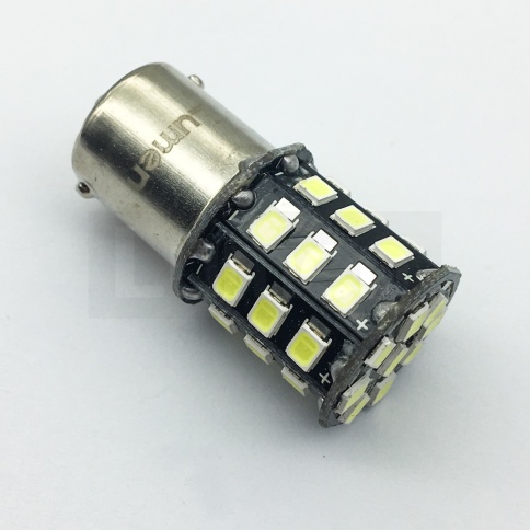 Лампа светодиод. T15 12V Lumen Alfa S25-2835-4,5W одноконт. (к-т 2шт, цена за к-т) MLD-12VS25-4835 фото 1