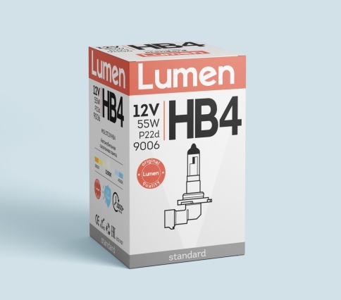 Лампа галоген. HВ4 12V 65W P22d 9006 Lumen Standard MGLST12VHB4 фото 1