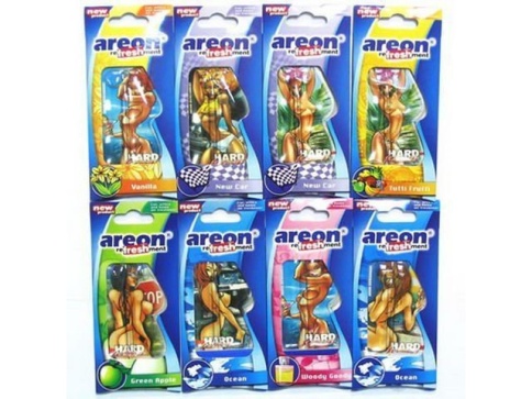 Ароматизатор  AREON гель "REFRESHMENT LIQUID" лист 18шт. Woman фото 1