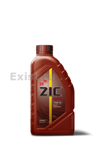 75W90  ZIC GFT (G-F TOP) трансм масло синт GL-4/5 1Л EC фото 2
