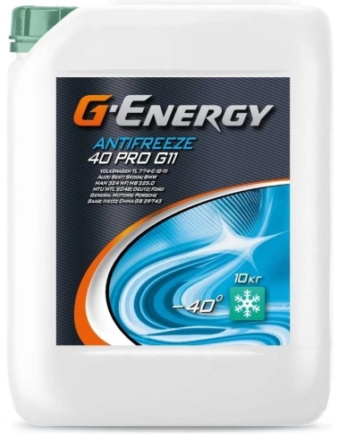  Антифриз G-Energy Antifreeze 40 PRO G11 10кг фото 1