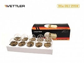 Лампа накал. R10W 12V 10W BA15s VETTLER HuaDiao габарит, поворот (в уп.10 шт) 17147 фото 1