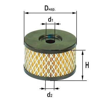 ФИЛЬТР МАСЛ. ДИФА 5310 КАМАЗ, ГАЗ 3102,3110 (4310.3407350) фото 1