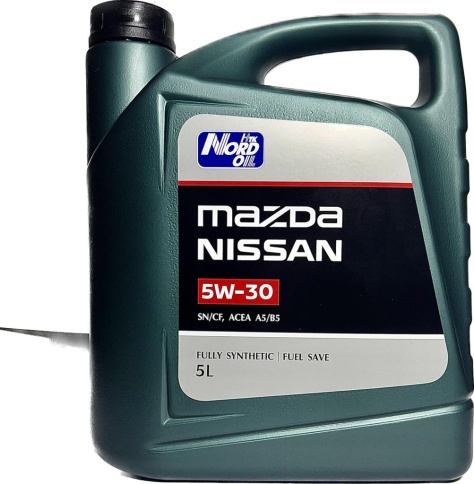 5W30 NORD OIL Specific Line Mazda, Nissan масло моторное, 5 л фото 1