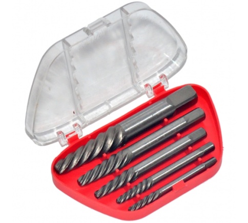 Набор экстракторов усиленных 5 предметов 3-18мм "AV Steel" AV-921111 фото 1