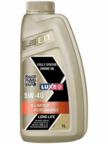 5W40 LUXE X-LIMITED PERFORMANCE LL C3 1л фото 1