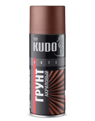 ГРУНТ акриловый коричневый KUDO  KU-2102 520 мл   фото 1