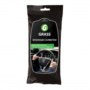 Салфетки влаж. 30 шт. для рук антибактериальные GRASS IT-0314 фото 1
