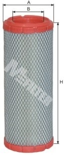 ФИЛЬТР ВОЗД. MFILTER A 1024 (4338, C 1196/2, AF25551, P821575) фото 1