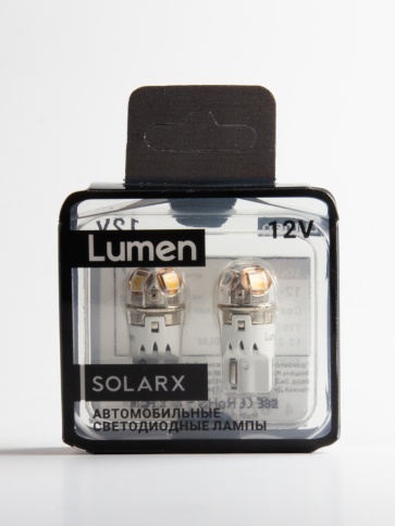 Лампа светодиод. T10 12-24V Lumen Solarx S серия T10 (W5W, 1.2W 160LM) MLS-T10S фото 1