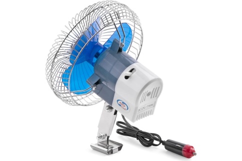 Вентилятор 6" вращающийся на кронштейне 12 V AV-26120 фото 1