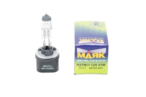 Лампа галоген. H27 12V 27W Маяк PG13 52727W/1 фото 1