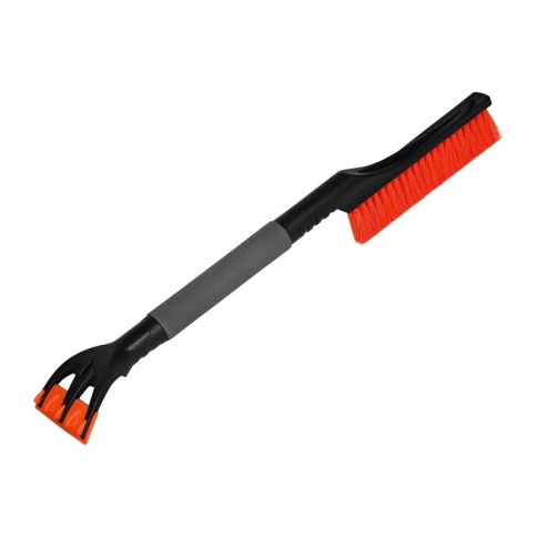 Щетка со скребком для удаления снега и льда (60 см) KurumaKit k801 фото 1