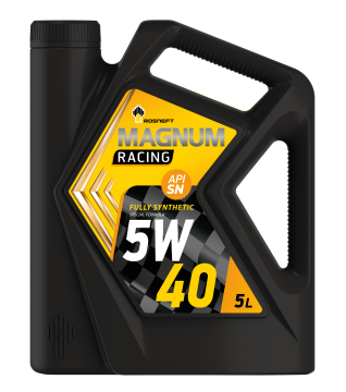 5W40 Rosneft  Magnum Racing  SN синт. 5Л  Рязань   Моторное масло фото 1