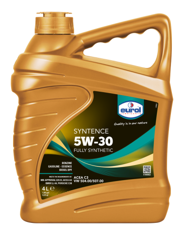 5W-30 Eurol Syntence SL/CF  4л  (синт.) VW 504/507 - C3 фото 1
