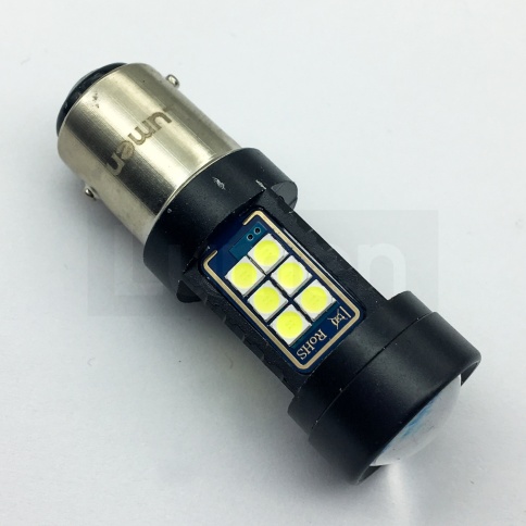 Лампа светодиод. T15 12V Lumen Solarx S25-1157-3030-27SMD двухконт. (к-т 2шт.) MLD-12VS25-4839 фото 1