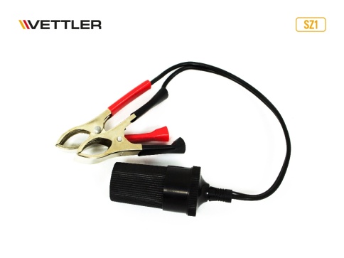 Удлиннитель прикуривателя с крокодилами (SZ1) 18328 VETTLER 18328 фото 1