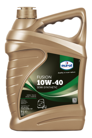 10W-40 Eurol Fusion Synthetic SL/CI-4+  5л (п/синт.) фото 1