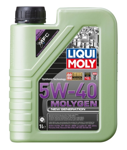 5W40 LIQUI MOLY MOLYGEN New Generation  СИНТ. 9053 1Л масло моторное ЕС фото 1