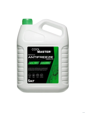 Антифриз COOL MASTER  Green G11 (зеленый) 5 кг фото 3