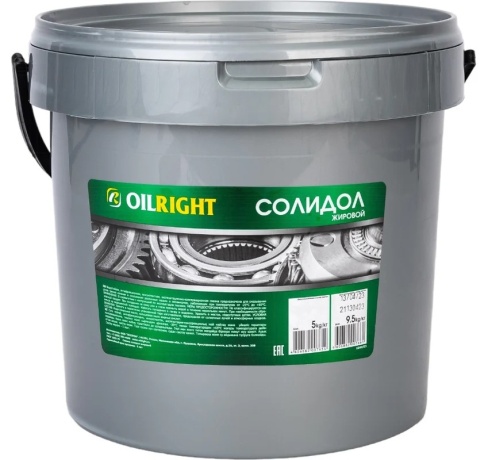 СМАЗКА СОЛИДОЛ-Ж   OIL RIGHT   9,5 кг ведро фото 1
