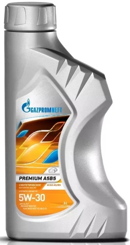 5w30 Gazpromneft Premium A5/B5  масло  (1л /0,85кг)    253142584 фото 1