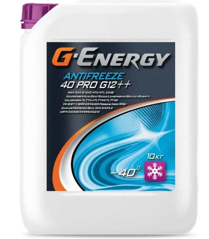  Антифриз G-Energy Antifreeze 40 PRO G12++ 9,6кг    2422210518 фото 1