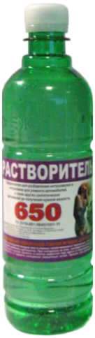 РАСТВОРИТЕЛЬ 650 ПОЛИХИМ 0,5 л. /УНИВЕРС./           ATN-S46013 фото 1