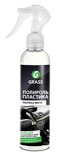Полироль-очиститель пластика  Polyrole Matte матовый блеск GRASS 250 мл. 149250 фото 1