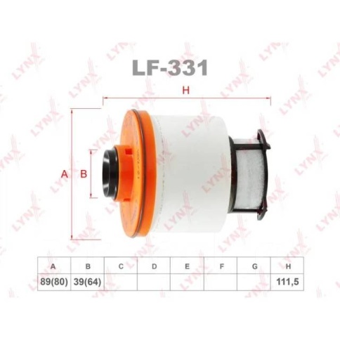 ФИЛЬТР ТОПЛ. LYNXauto LF-331 фото 1