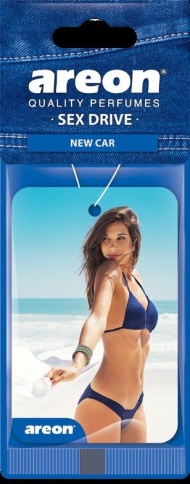 Ароматизатор  AREON сух.  "SEX DRIVE" Новая машина new фото 1