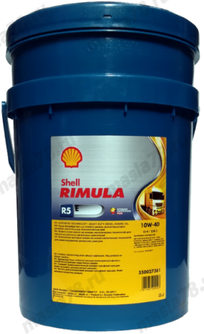 10w40 Shell Rimula R 5 E  20Л масло моторное ЕС фото 1