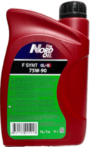 75W90 NORD OIL F SYNT   GL-5 масло трансмиссионное, синт.    1 л фото 2