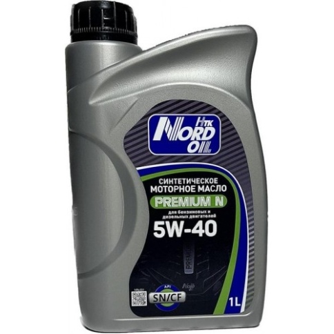 5W40 NORD OIL Premium N SN/CF масло моторное, 1 л фото 1