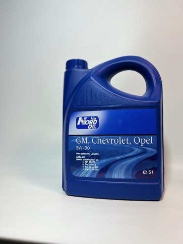 5W30 NORD OIL Specific Line CHEVROLET, OPEL, GM масло моторное, 5 л фото 2
