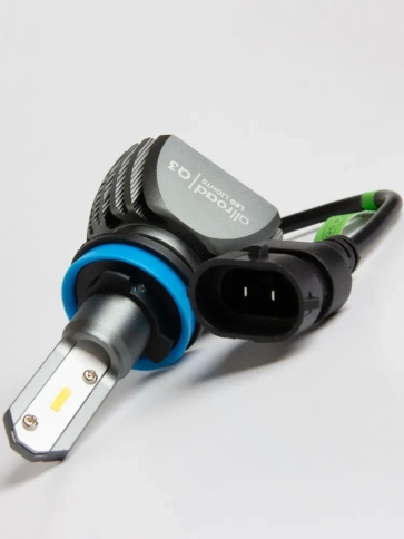 Лампа светодиод. H11| H8|H9 Q3 Allroad Yellow (PGJ19-2/pgj19-1/pgj19-5) 9-32V(желтый свет) ALRQ3H11Y фото 2