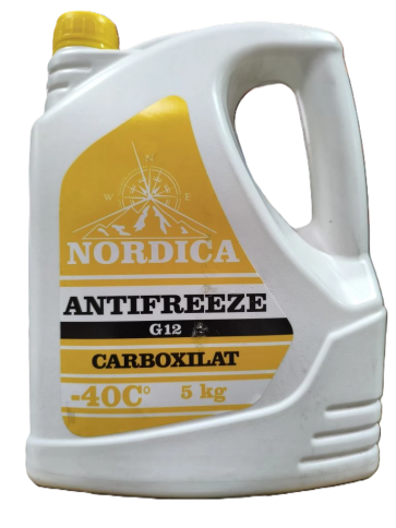 Antifreeze -40 G12 NORDICA желтый (5 кг) фото 1