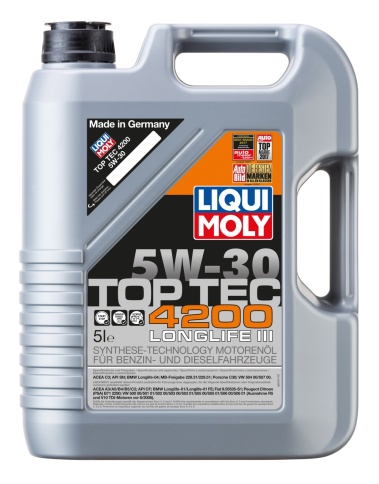5W30 LIQUI MOLY HC Top Tek 4200 СИНТ. 7661 5Л масло моторное фото 1