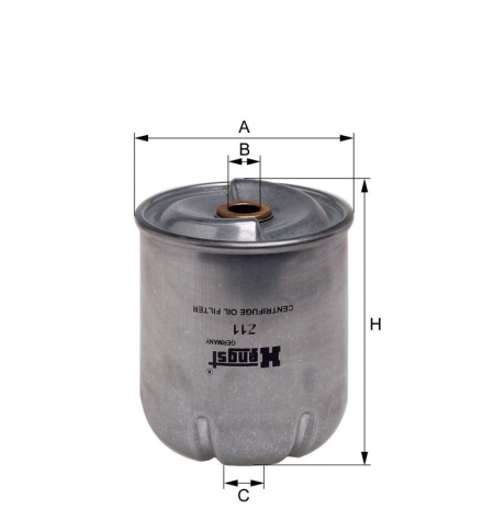 ФИЛЬТР МАСЛ. Hengst Z11D64 центрифуги Sisu,Valmet фото 1