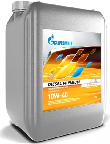 10W40 Gazpromneft Diesel Premium  масло моторное  (20л / 17,64кг)   2389907851 фото 1