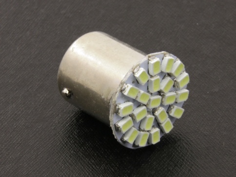 Лампа светодиод. T15 24V Lumen Quantum 24V (P21W,BA15s, одноконт.)( в уп.5 шт) MLD-24VS25-1694 фото 1