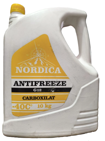 Antifreeze -40 G12 NORDICA желтый (10 кг) фото 1